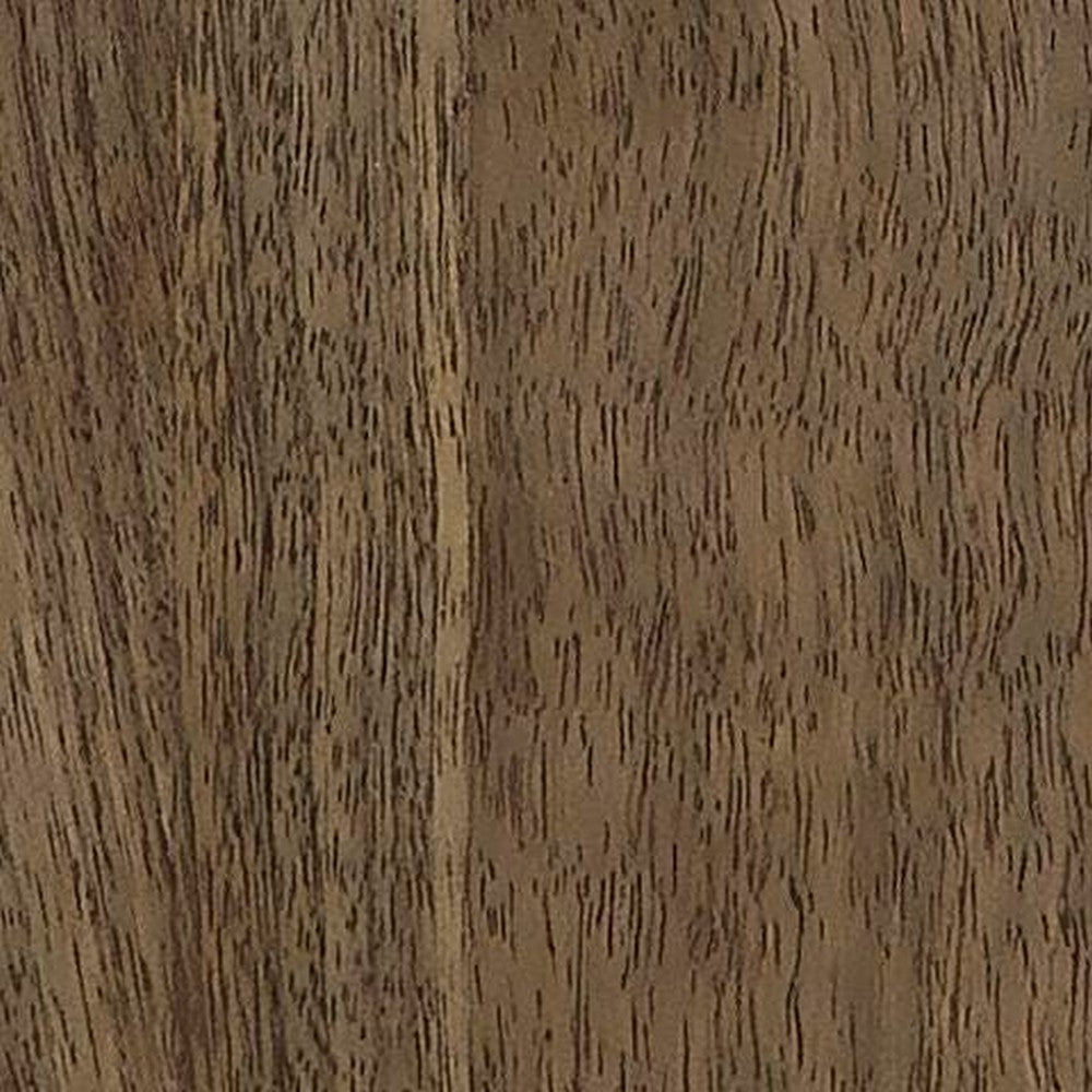 Rhya Accent Table with Round Marble Top | Arched Legs | Brown Mango Wood 22"