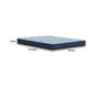 Peko Hybrid Twin Mattress with Bonnell Coil System | Light Blue Fabric 8"