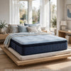 Peko Hybrid Twin Mattress with Bonnell Coil System | Light Blue Fabric 8"