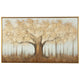 Davy Autumn-Tree Wall Art with Gold Foil Accent | Brown | Canvas 36x60