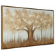 Davy Autumn-Tree Wall Art with Gold Foil Accent | Brown | Canvas 36x60