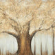 Davy Autumn-Tree Wall Art with Gold Foil Accent | Brown | Canvas 36x60