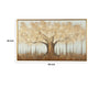 Davy Autumn-Tree Wall Art with Gold Foil Accent | Brown | Canvas 36x60