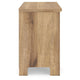 Maki Nightstand with 2 Drawers | Built-In USB Charging | Brown Wood 25"