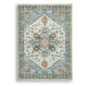 Wally Medium Area Rug with Medallion Motifs | Memory Foam | Multicolor Faux Fur 5x7