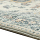 Wally Medium Area Rug with Medallion Motifs | Memory Foam | Multicolor Faux Fur 5x7