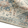 Wally Medium Area Rug with Medallion Motifs | Memory Foam | Multicolor Faux Fur 5x7