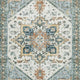 Wally Medium Area Rug with Medallion Motifs | Memory Foam | Multicolor Faux Fur 5x7