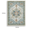 Wally Medium Area Rug with Medallion Motifs | Memory Foam | Multicolor Faux Fur 5x7