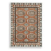 Nyas Medium Area Rug with Medallion Patterns | Multicolor Woven Polyester 5x7