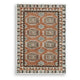 Nyas Medium Area Rug with Medallion Patterns | Multicolor Woven Polyester 5x7