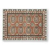 Nyas Medium Area Rug with Medallion Patterns | Multicolor Woven Polyester 5x7