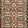 Nyas Medium Area Rug with Medallion Patterns | Multicolor Woven Polyester 5x7
