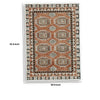 Nyas Medium Area Rug with Medallion Patterns | Multicolor Woven Polyester 5x7