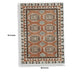 Nyas Medium Area Rug with Medallion Patterns | Multicolor Woven Polyester 5x7
