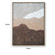 Fanny L&scape-Inspired Abstract H&-Painted Wall Art | Multicolor 36x48