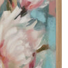 Parry Floral H&-Painted Wall Art | Brown Framed Canvas | Multicolor 48x49
