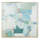Wyna Watercolor-Inspired Abstract Wall Art | Gold Frame | Multicolor 48x48