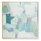 Wyna Watercolor-Inspired Abstract Wall Art | Gold Frame | Multicolor 48x48