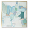 Wyna Watercolor-Inspired Abstract Wall Art | Gold Frame | Multicolor 48x48