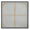 Wyna Watercolor-Inspired Abstract Wall Art | Gold Frame | Multicolor 48x48