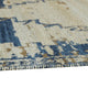Varny Medium Area Rug with Blue-Brown Medallion Patterns | Tan Polyester 5x7