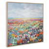 Sethy Wall Art | H&-Painted Floral L&scape | Multicolor Canvas 48x49