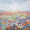 Sethy Wall Art | H&-Painted Floral L&scape | Multicolor Canvas 48x49