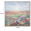 Sethy Wall Art | H&-Painted Floral L&scape | Multicolor Canvas 48x49