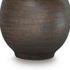 Carla Table Lamp with Beige Fabric Shade | Antique Brown Textured Metal 29"