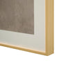 Henny Wall Art | Set of 3 | White Coral Motifs | Brown Glass-Front Frame 20x24