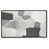 Adil Wall Art with Abstract Patterns | Black Frame | Multicolor Canvas 36x60