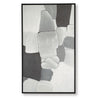 Adil Wall Art with Abstract Patterns | Black Frame | Multicolor Canvas 36x60