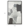 Adil Wall Art with Abstract Patterns | Black Frame | Multicolor Canvas 36x60