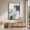 Adil Wall Art with Abstract Patterns | Black Frame | Multicolor Canvas 36x60