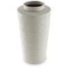 Fauna Floor Vase with Asymmetrical Top Rim | Cream Textured Polyresin 30"
