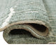 Cayo Medium Area Rug with Striped Abstract Patterns | Teal-White Polyester 5x7