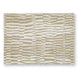 Bella Medium Area Rug with Beige-White Abstract Design | Wool Polyester 5x7