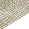 Bella Medium Area Rug with Beige-White Abstract Design | Wool Polyester 5x7