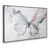 Daizy H&-Painted Butterfly Wall Art | Black Frame | Canvas | Multicolor 36x60