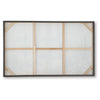 Sidd Desert-Bloom Wall Art with Black Framed Canvas | Neutral Hues 36x60