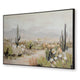 Sidd Desert-Bloom Wall Art with Black Framed Canvas | Neutral Hues 36x60