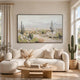 Sidd Desert-Bloom Wall Art with Black Framed Canvas | Neutral Hues 36x60