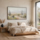 Sidd Desert-Bloom Wall Art with Black Framed Canvas | Neutral Hues 36x60