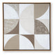 Harun Wall Art with Abstract Geometric Design | Multicolor Canvas 40x40