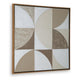 Harun Wall Art with Abstract Geometric Design | Multicolor Canvas 40x40