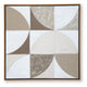 Harun Wall Art with Abstract Geometric Design | Multicolor Canvas 40x40