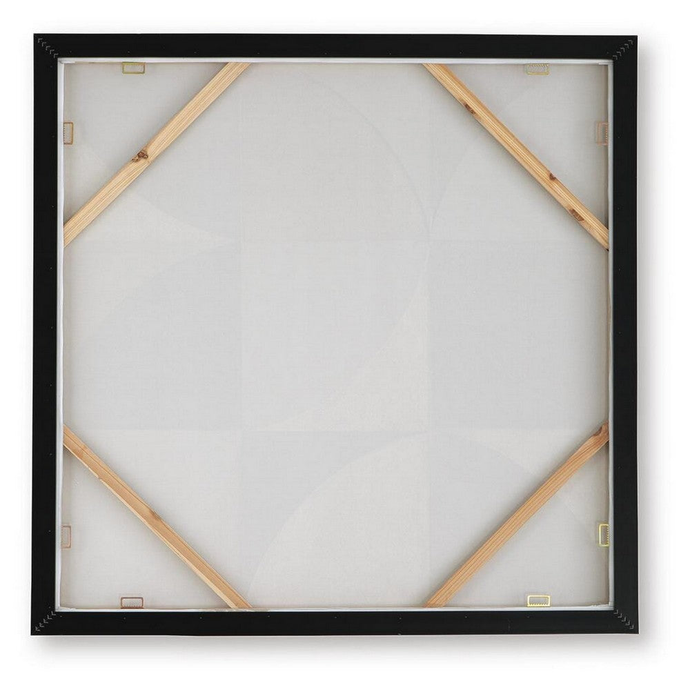 Harun Wall Art with Abstract Geometric Design | Multicolor Canvas 40x40