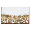 Enima Floral L&scape Wall Art with Wood Frame | Multicolor Canvas 36x60