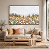 Enima Floral L&scape Wall Art with Wood Frame | Multicolor Canvas 36x60